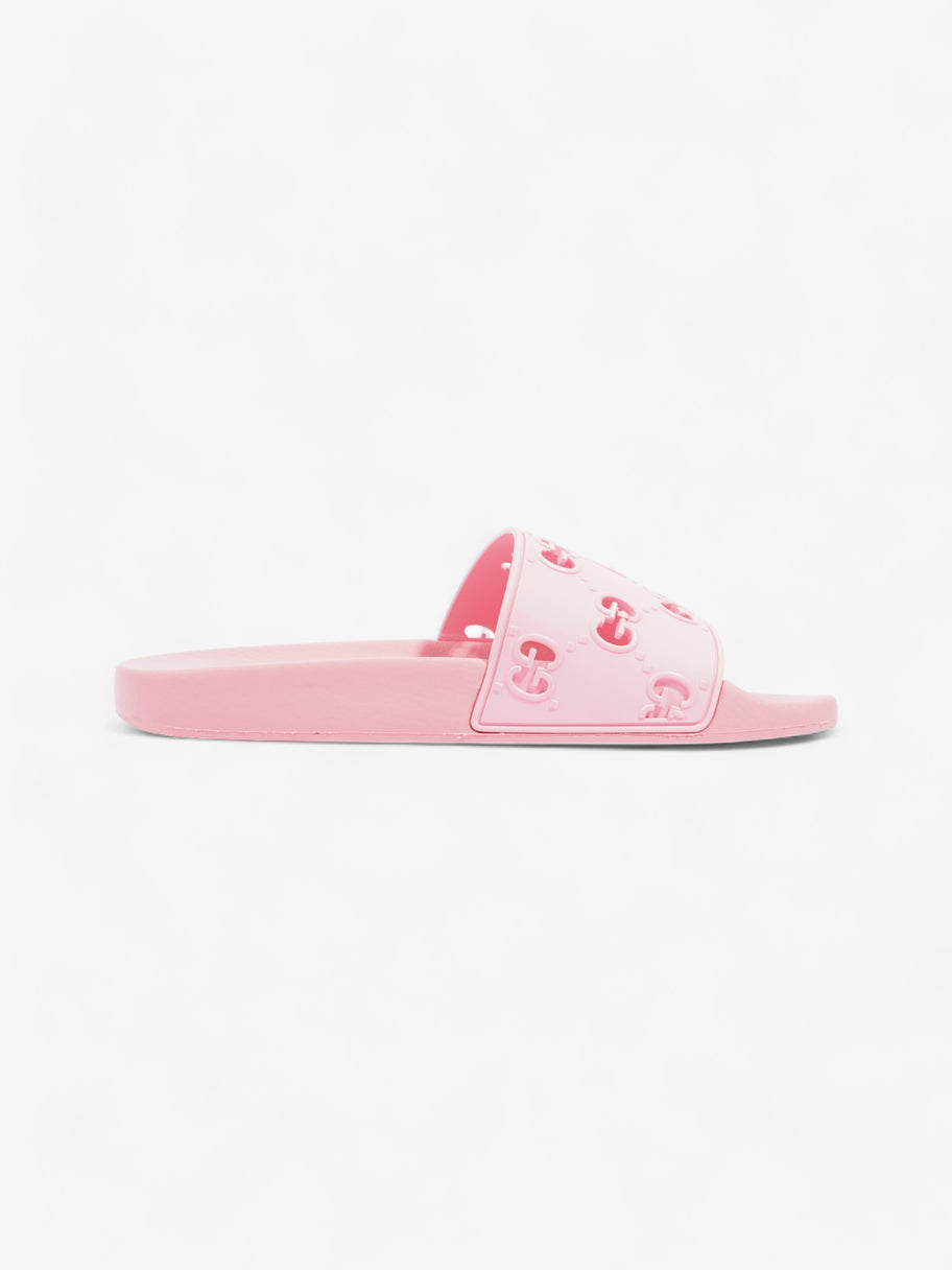 Gucci GG Slides Pink Rubber EU 38 UK 5 Image 4