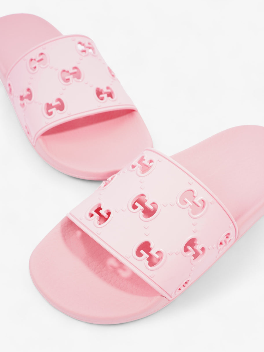 Gucci GG Slides Pink Rubber EU 38 UK 5 Image 9