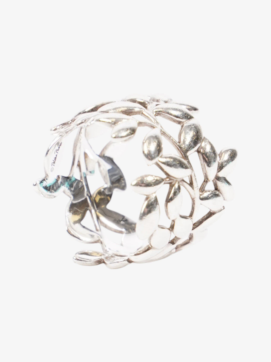 Tiffany and Co Paloma Picasso Olive Leaf Band Ring Silver Silver Sterling 6 (Circumference - 51.9mm) Image 4