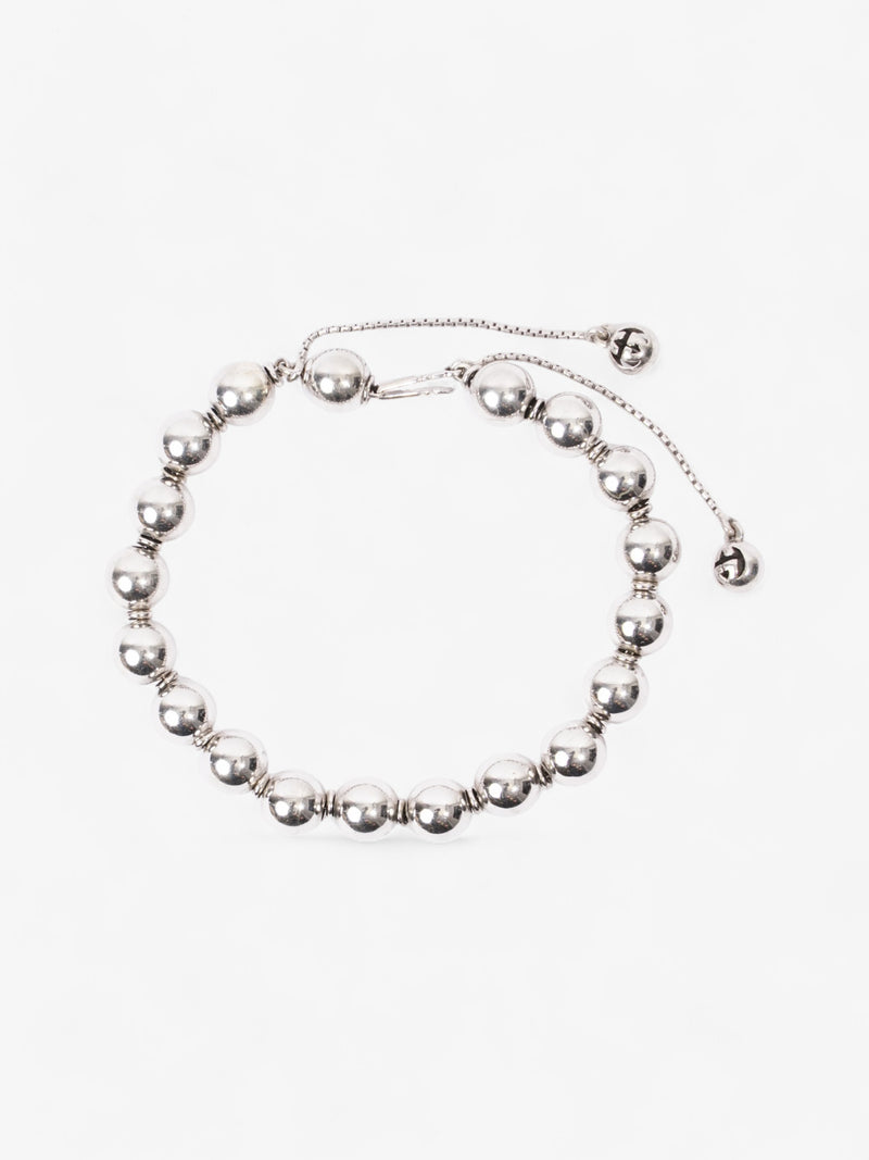  Gucci Beaded Bracelet Silver Silver Sterling 16