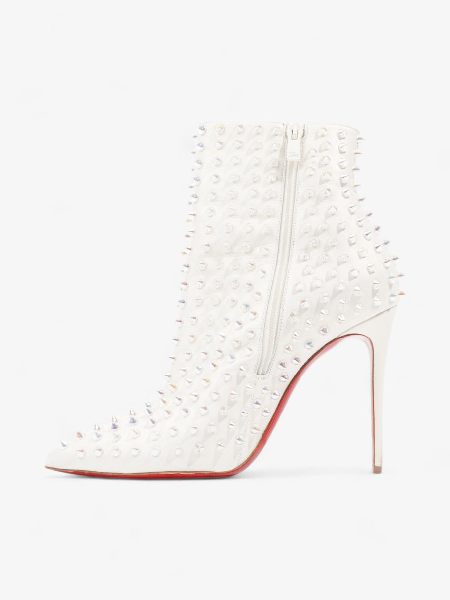 Christian Louboutin Snakila 100mm Snow / Clear Nappa Leather EU 39 UK 6 Image 3