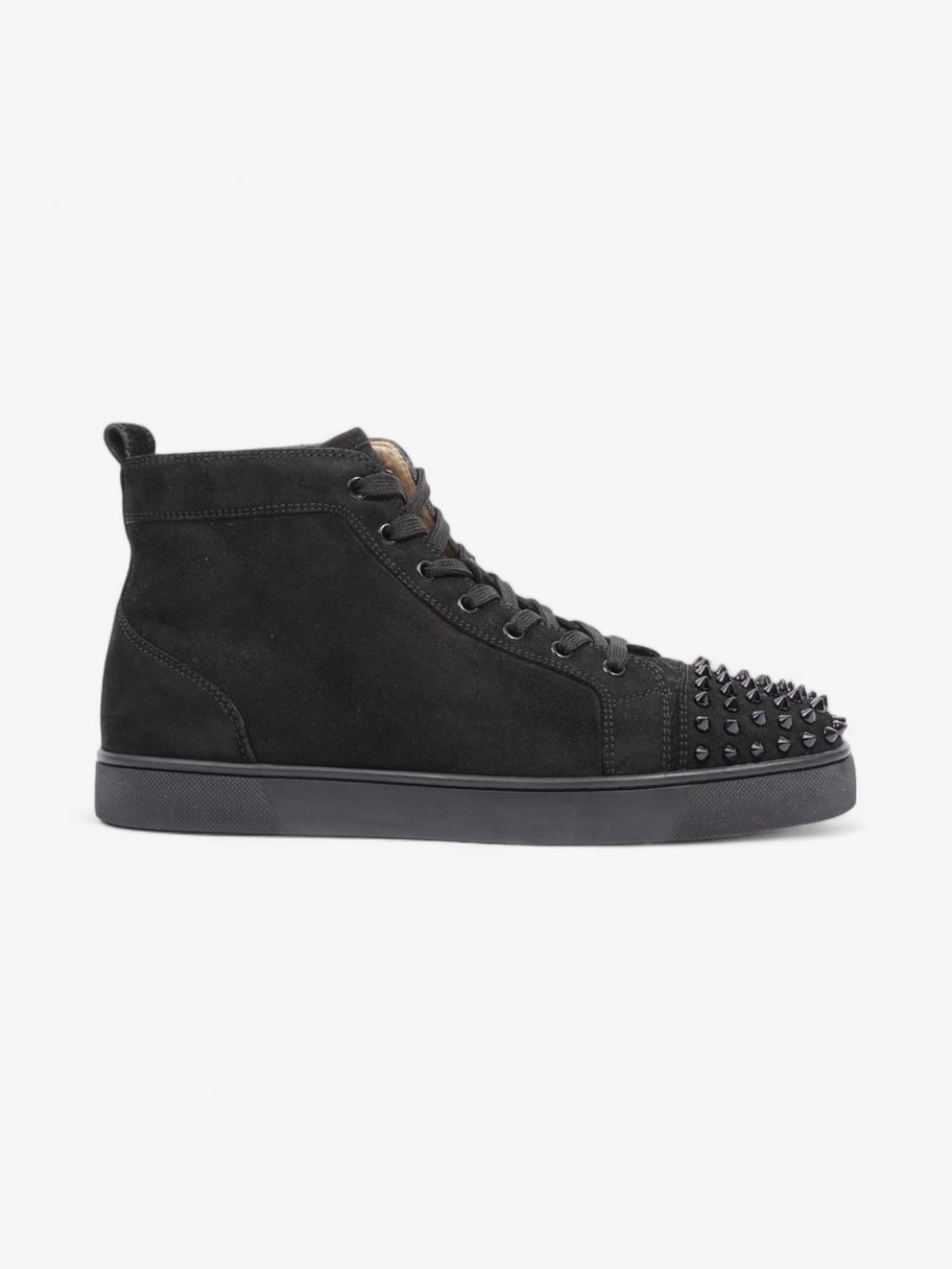 Christian Louboutin Lou Spikes Black Suede EU 44 UK 10 Image 1