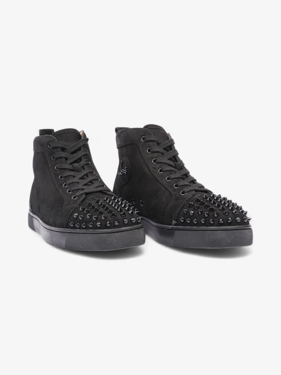 Christian Louboutin Lou Spikes Black Suede EU 44 UK 10 Image 2