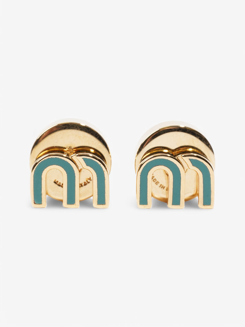  Miu Miu Earrings Gold Base Metal