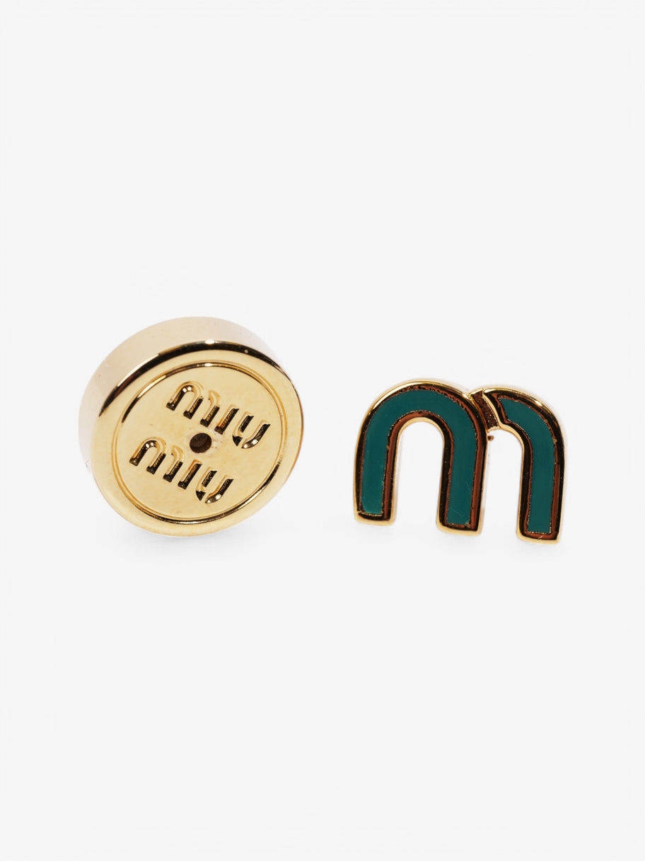 Miu Miu Earrings Gold Base Metal Image 5