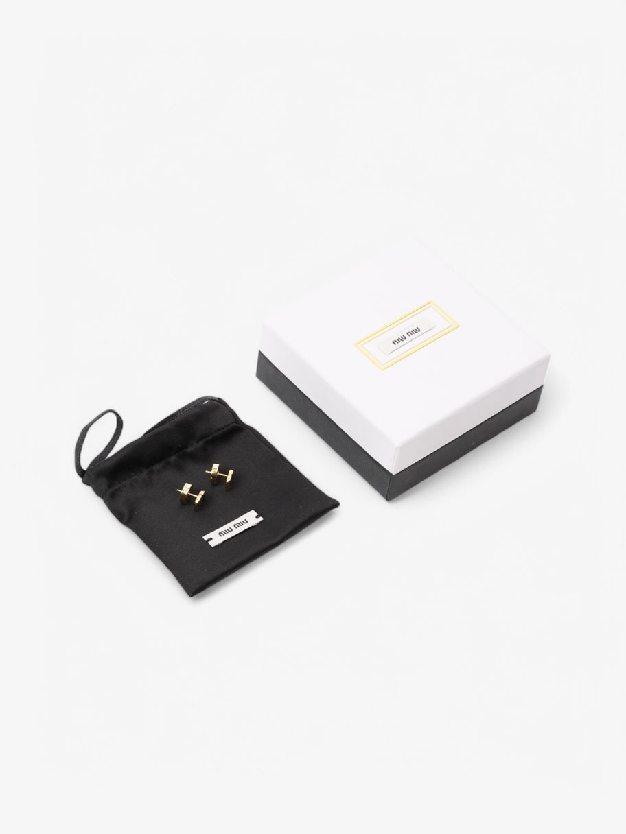 Miu Miu Earrings Gold Base Metal Image 6