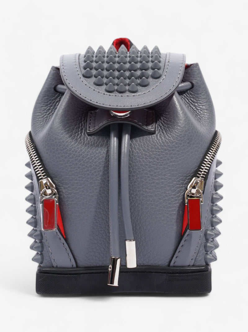  Christian Louboutin Explorafunk Grey / Red / Black Calfskin Leather