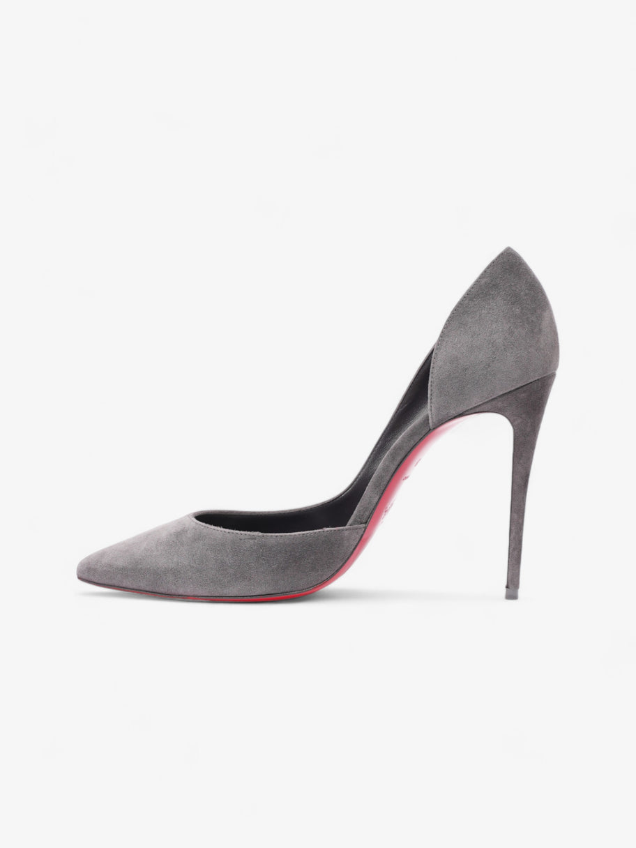 Christian Louboutin Iriza 100mm Grey Suede EU 38 UK 5 Image 3