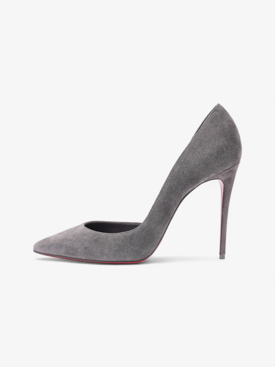 Christian Louboutin Iriza 100mm Grey Suede EU 38 UK 5 Image 5