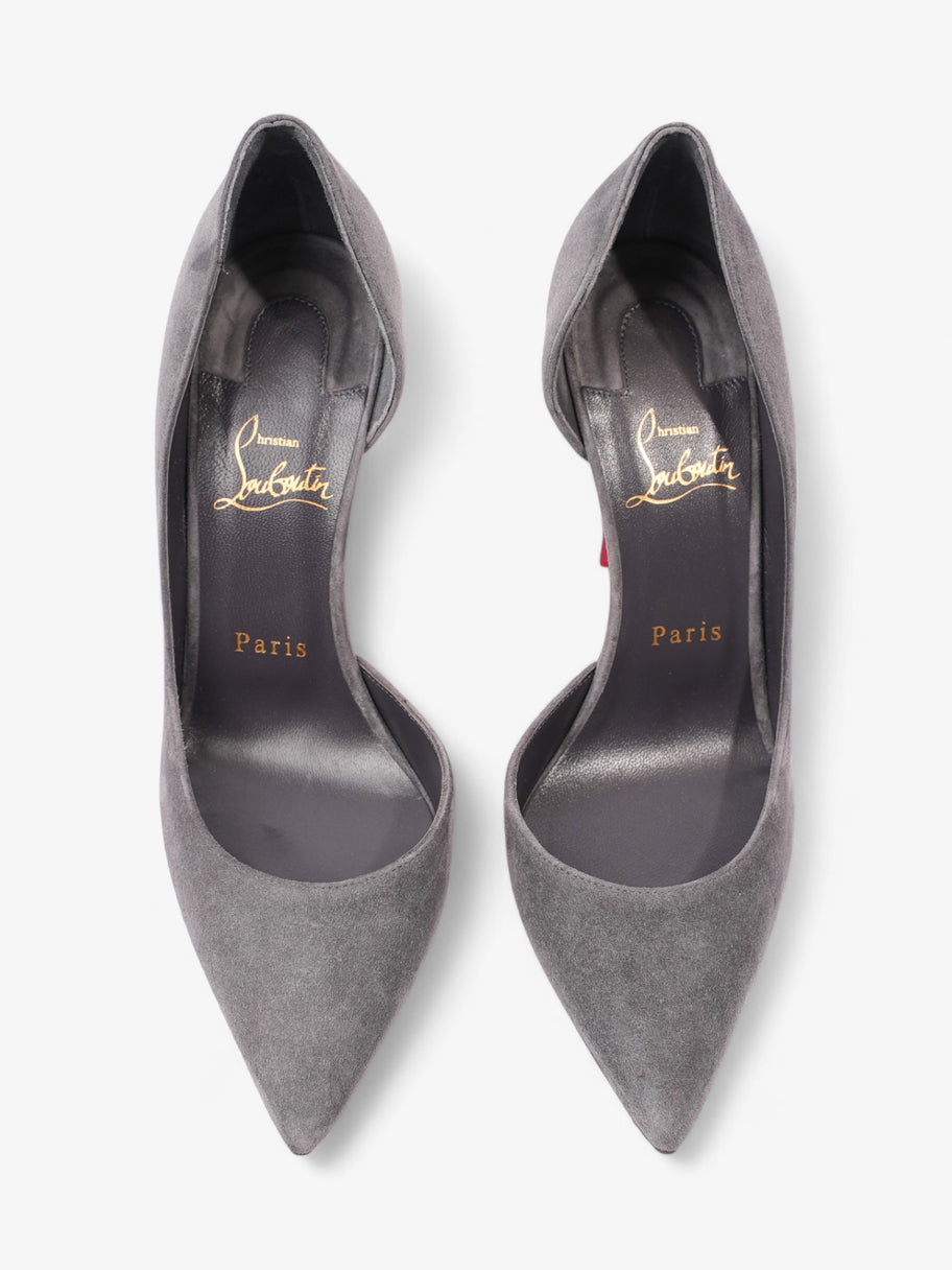 Christian Louboutin Iriza 100mm Grey Suede EU 38 UK 5 Image 8