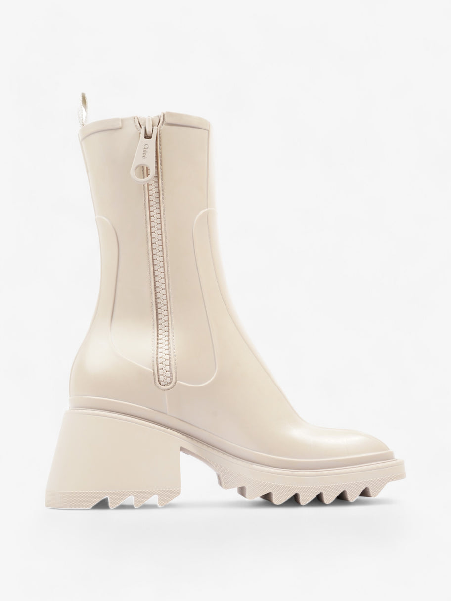 Chloe Betty Rainboots Beige Rubber EU 38 UK 5 Image 4