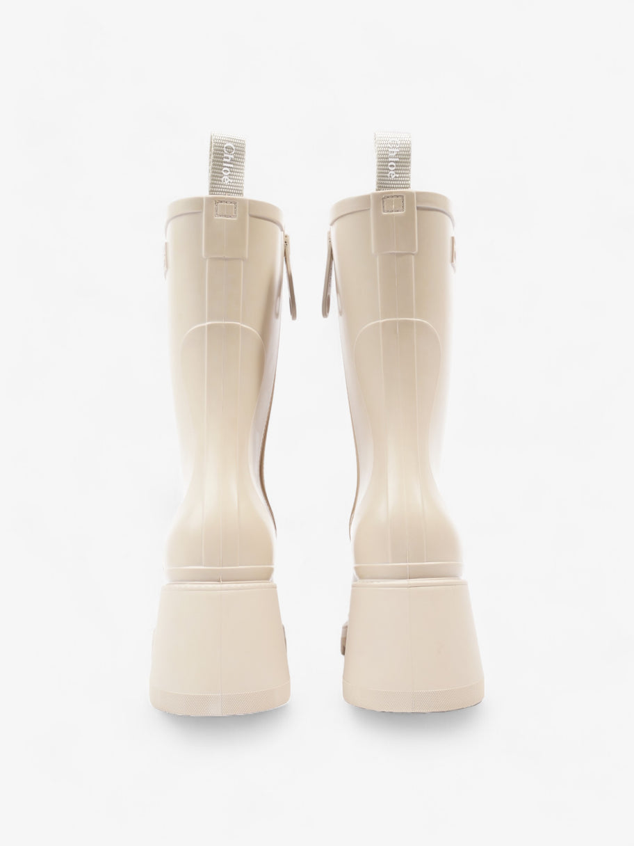 Chloe Betty Rainboots Beige Rubber EU 38 UK 5 Image 6