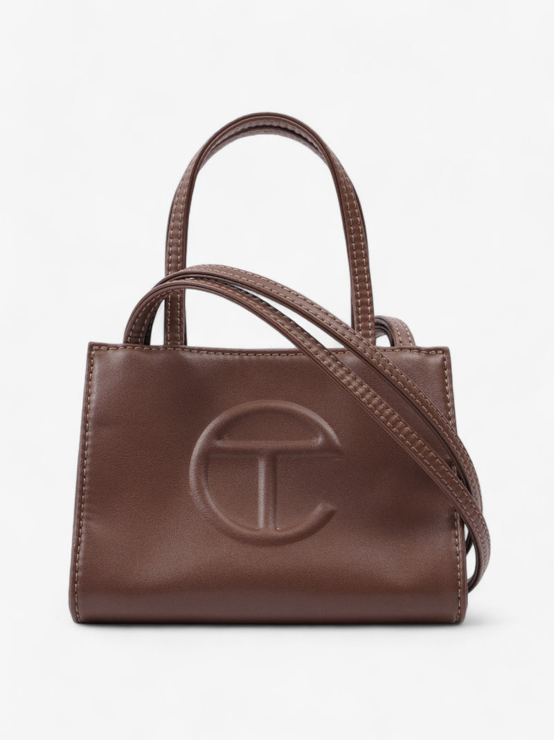  Telfar Shopping Bag Chocolate Brown Polyurethane Small