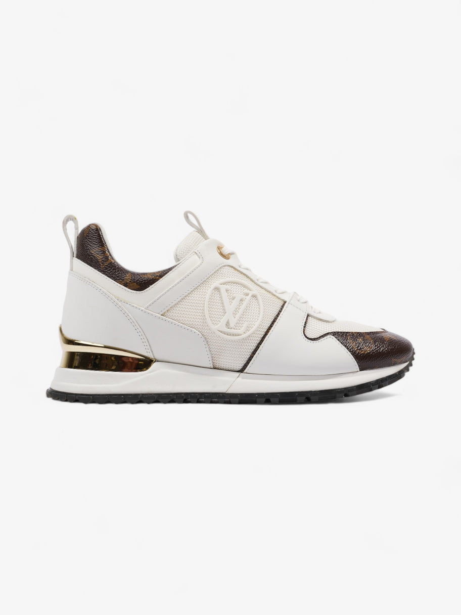 Louis Vuitton Run Away Sneakers White / Brown Monogram Mesh EU 37.5 UK 4.5 Image 1