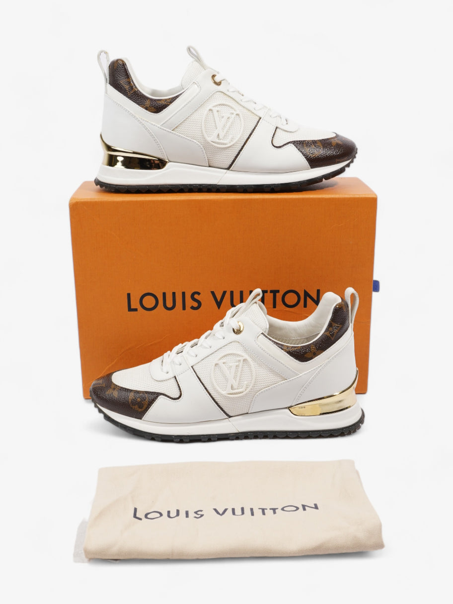 Louis Vuitton Run Away Sneakers White / Brown Monogram Mesh EU 37.5 UK 4.5 Image 10