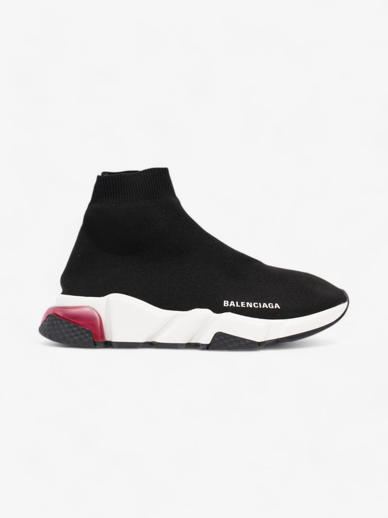  Balenciaga Speed Clear Sole Black / White Cotton EU 40 UK 7