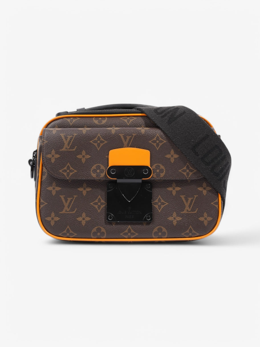 Louis Vuitton S Lock Messenger Monogram / Black / Orange Coated Canvas Image 1