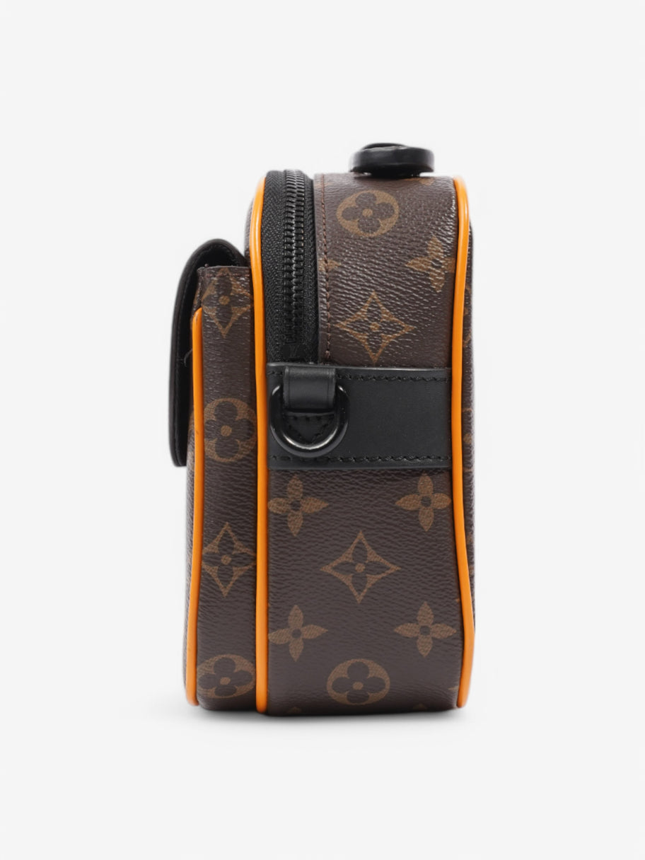 Louis Vuitton S Lock Messenger Monogram / Black / Orange Coated Canvas Image 3