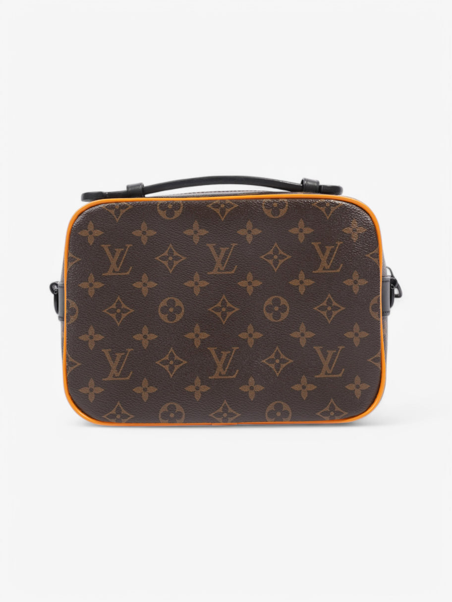 Louis Vuitton S Lock Messenger Monogram / Black / Orange Coated Canvas Image 4