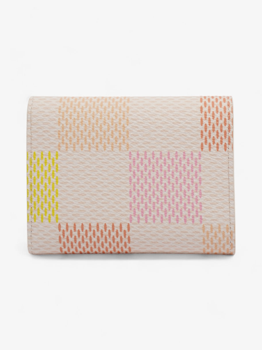 Louis Vuitton Victorine Tri-Fold Wallet Pink / Peach / Yellow Canvas Image 2