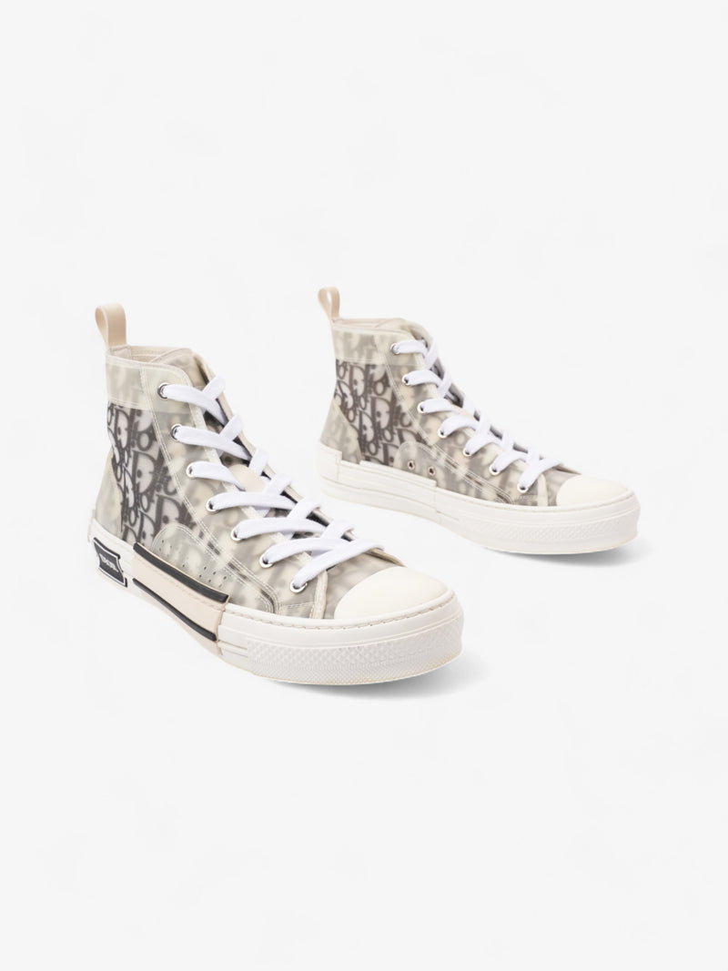  Christian Dior B23 High-tops Grey Oblique  / White Mesh EU 40 UK 7