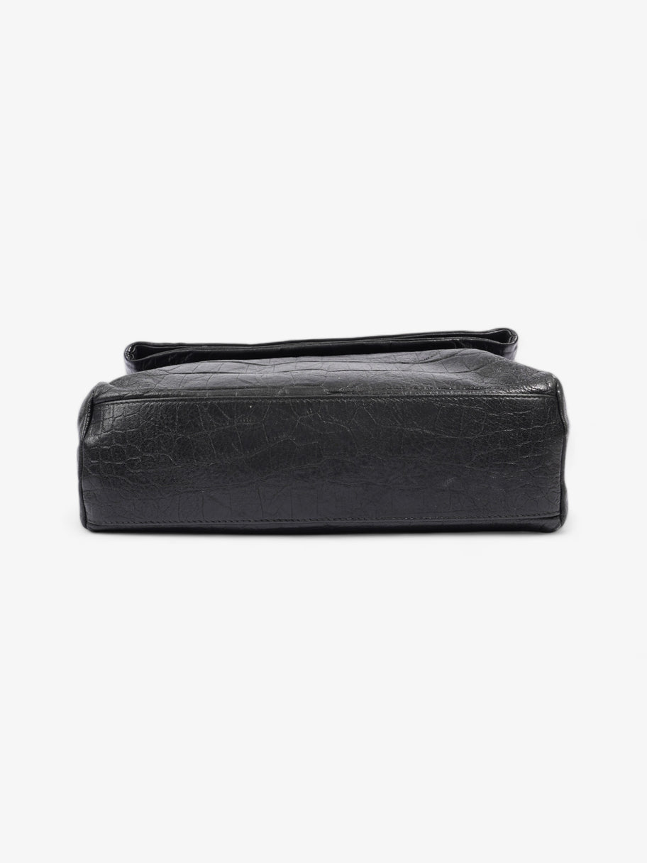 Saint Laurent West Hollywood Monogram Black Calfskin Leather Medium Image 6