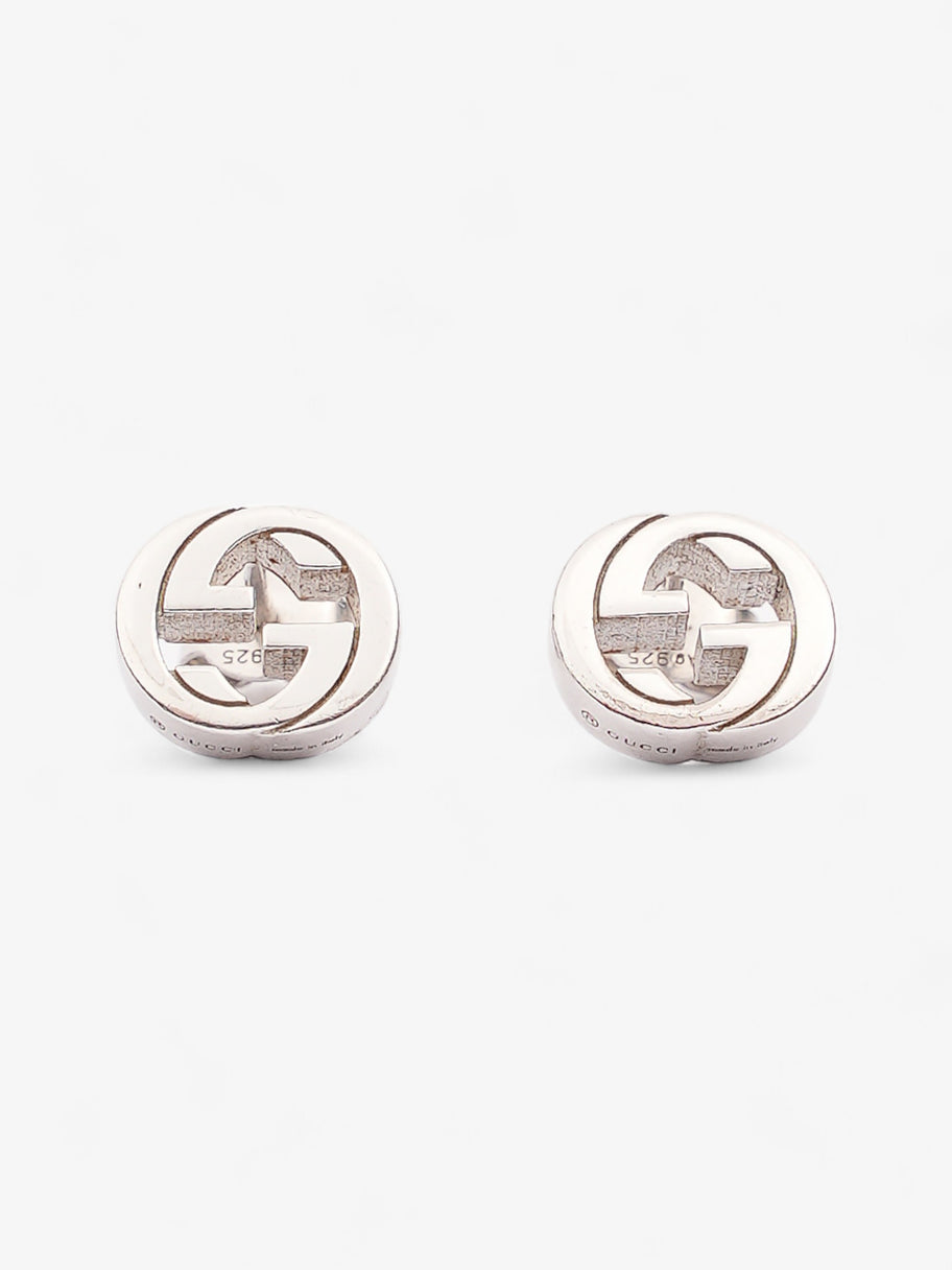 Gucci Interlocking G Earrings Silver Silver Sterling Image 1