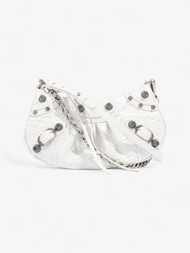  Balenciaga Le Cagole Mini White Leather