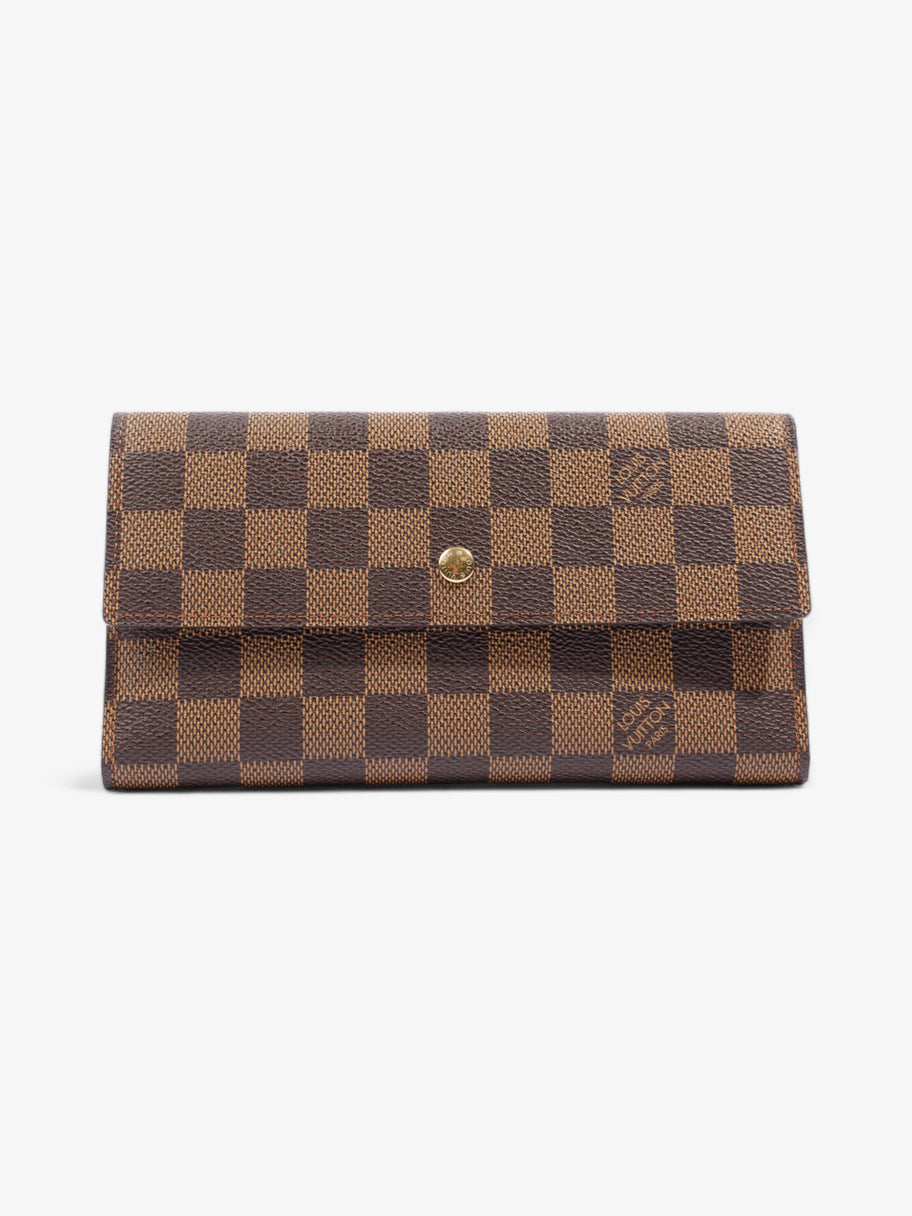 Sarah GM Long Wallet Damier Ebene Canvas Image 1