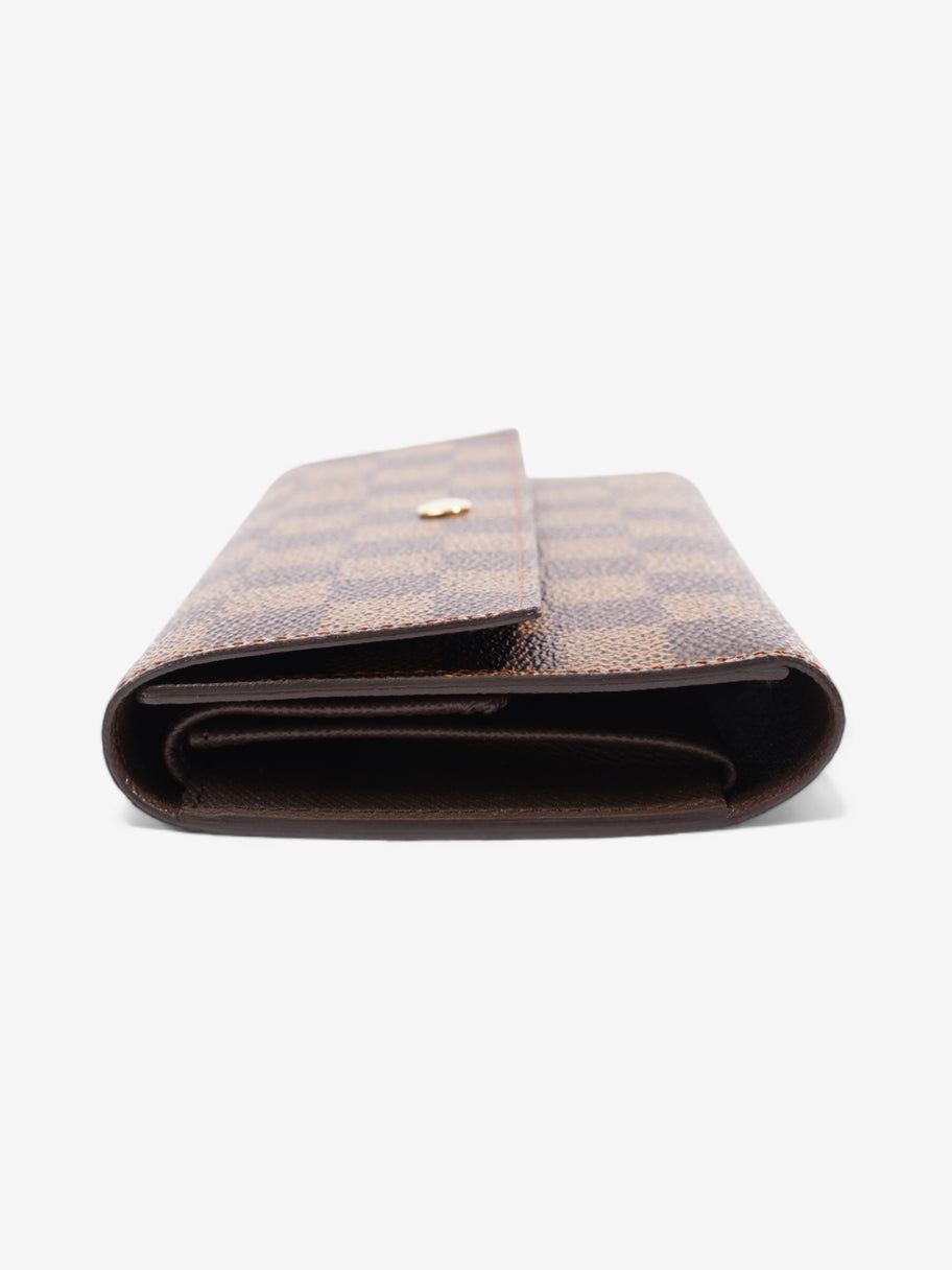 Sarah GM Long Wallet Damier Ebene Canvas Image 4