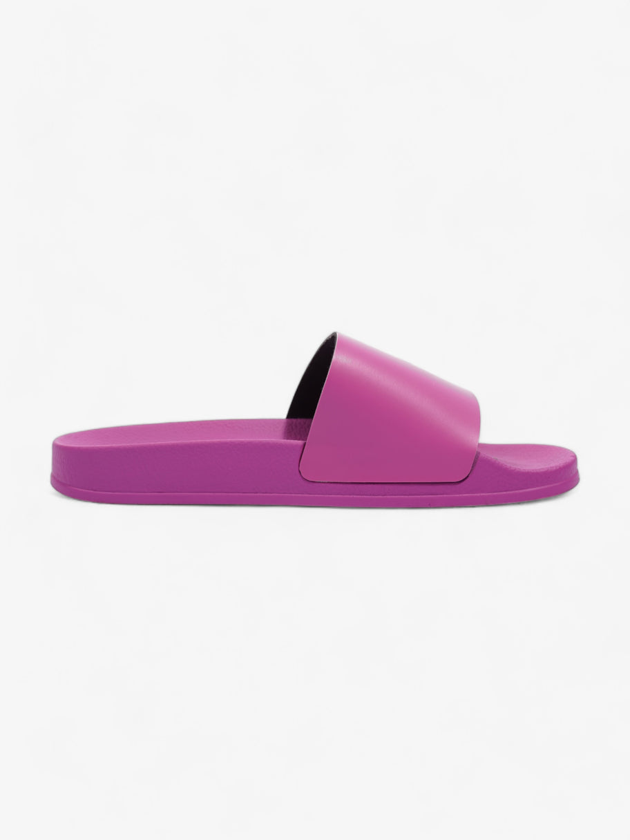 Printed Pool Slides Purple / Black Rubber EU 40 UK 7 Image 4