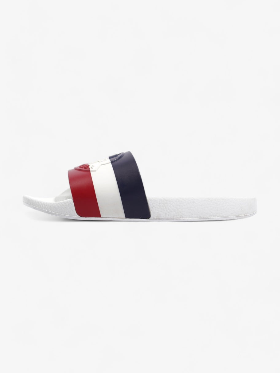 Basile Slides White / Red / Navy Rubber EU 45 UK 11 Image 5