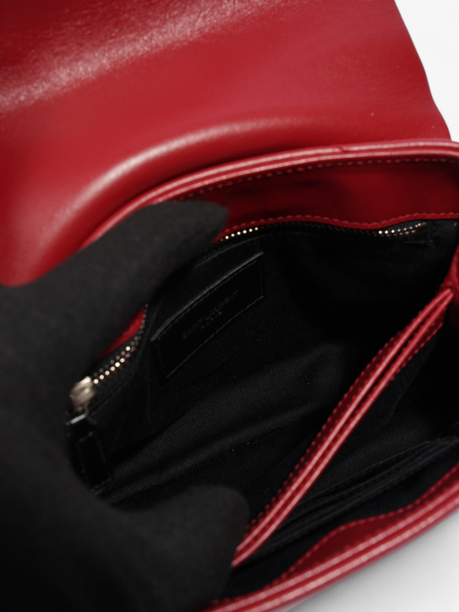 Saint Laurent Lou Lou Red Calfskin Leather Toy Image 8