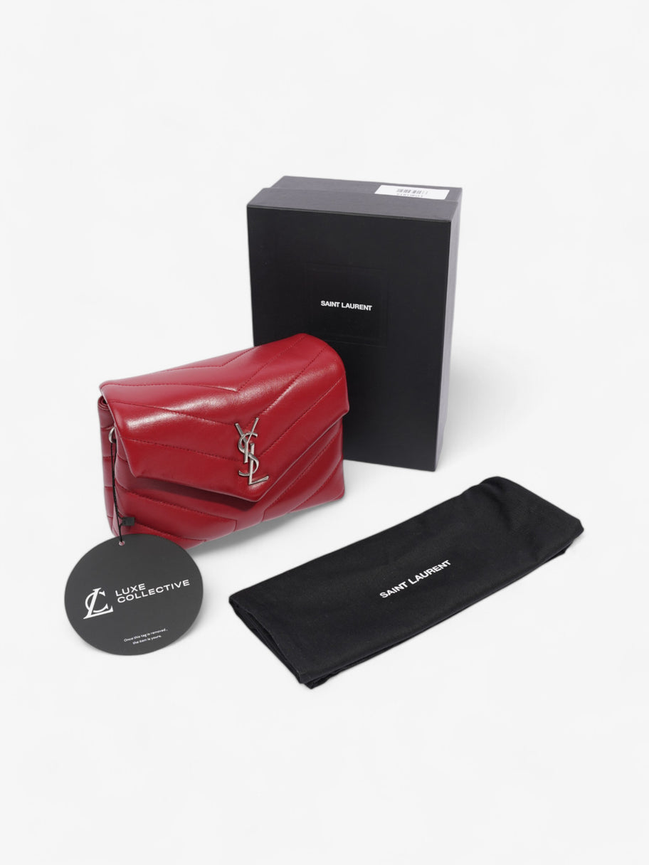 Saint Laurent Lou Lou Red Calfskin Leather Toy Image 9