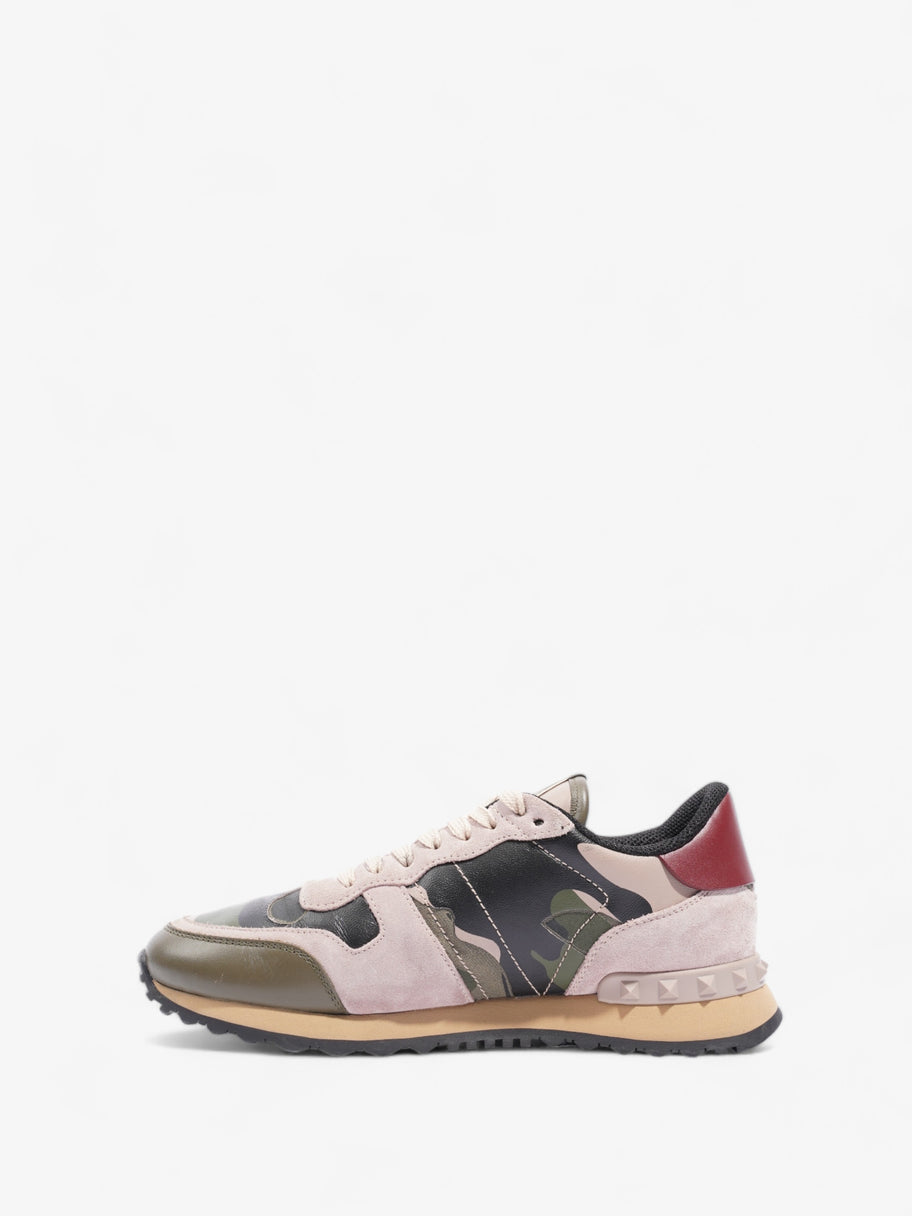 Valentino Rockrunner Sneakers  Army Green / Dusty Pink  Suede EU 37 UK 4 Image 3