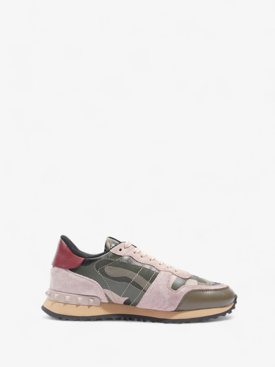 Valentino Rockrunner Sneakers  Army Green / Dusty Pink  Suede EU 37 UK 4 Image 4