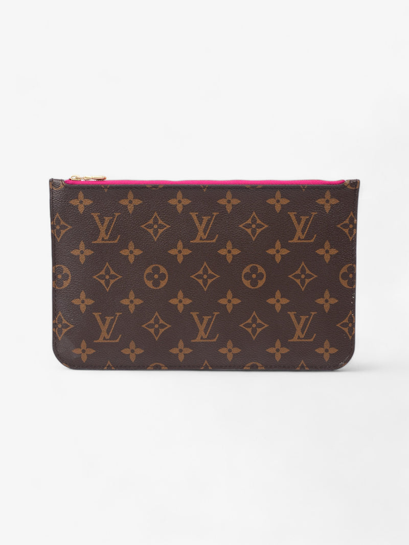  Louis Vuitton Neverful Pochette Monogram Coated Canvas