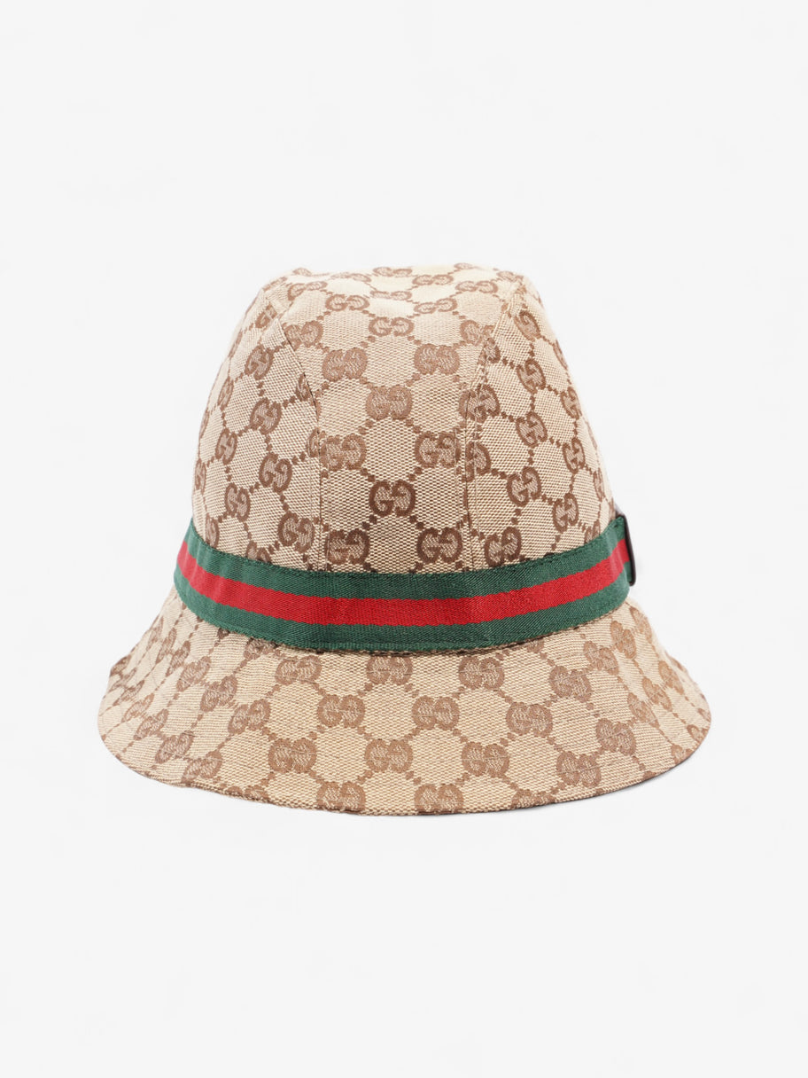 Gucci Original GG Fedora GG Supreme / Red / Green Nylon Large Image 1