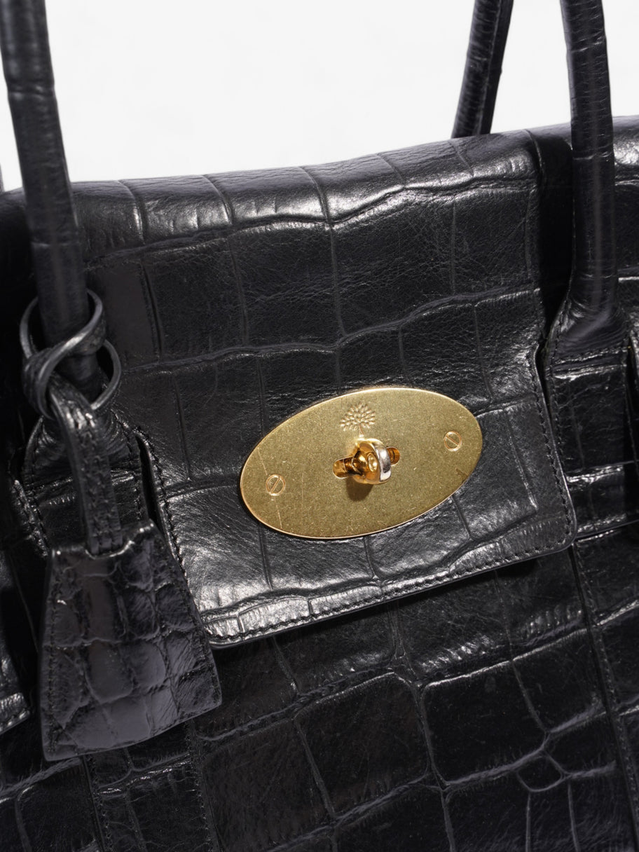 Mulberry Bayswater Black Grained Leather Image 7