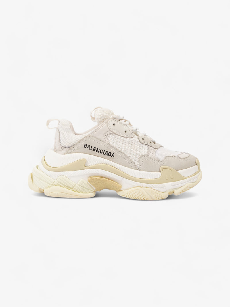  Balenciaga Triple S White / Cream Mesh EU 37 UK 4