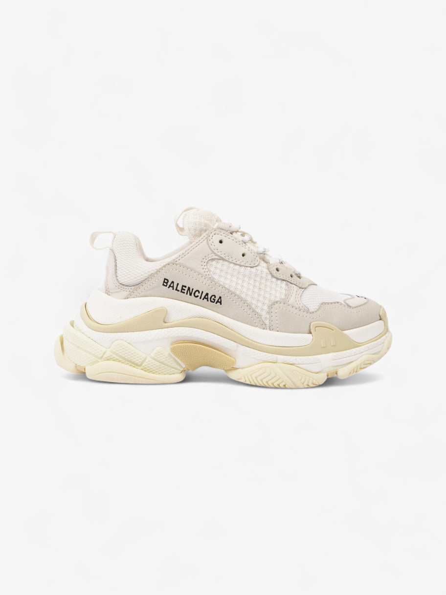 Balenciaga Triple S White / Cream Mesh EU 37 UK 4 Image 1