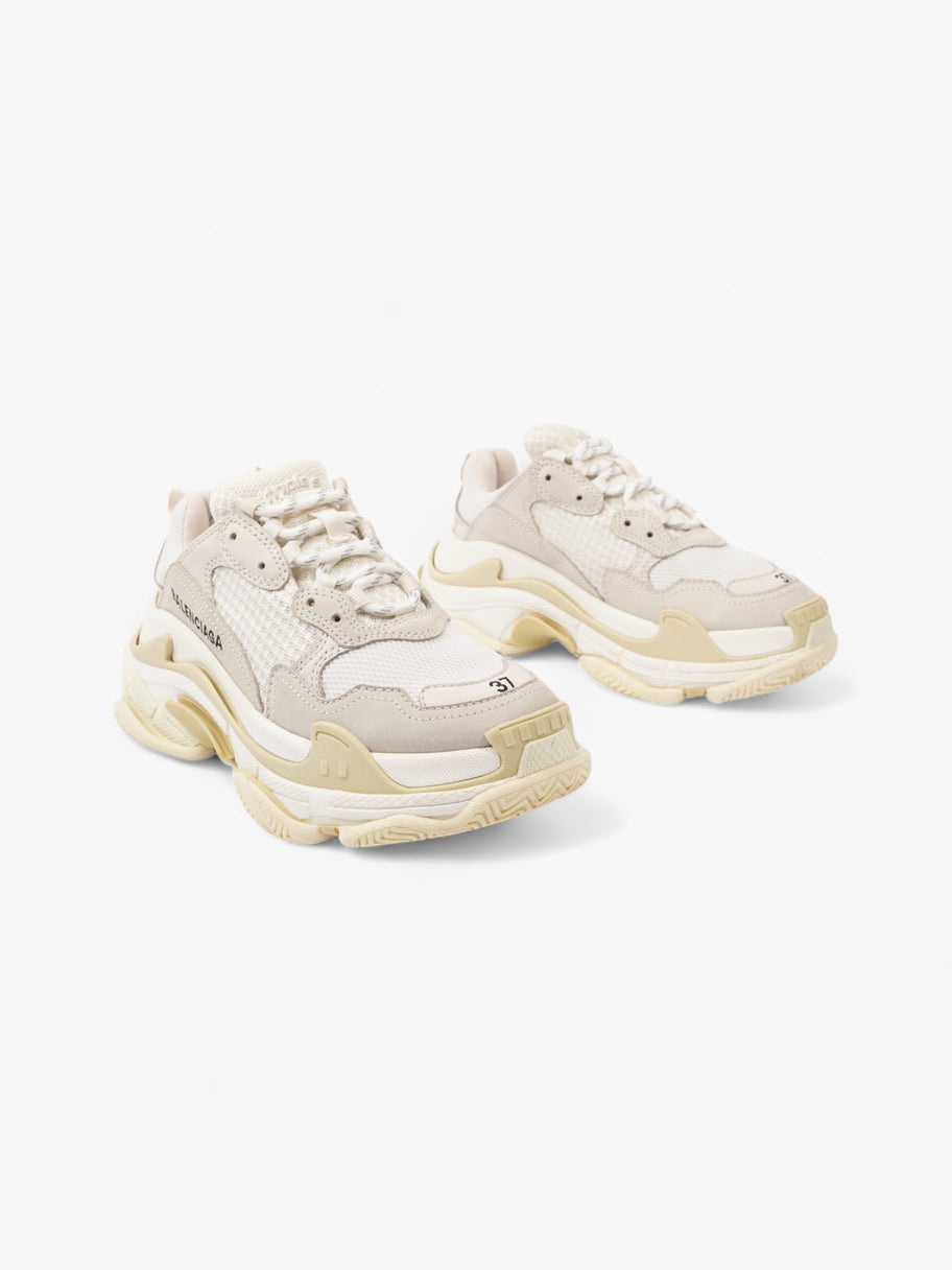 Balenciaga Triple S White / Cream Mesh EU 37 UK 4 Image 2