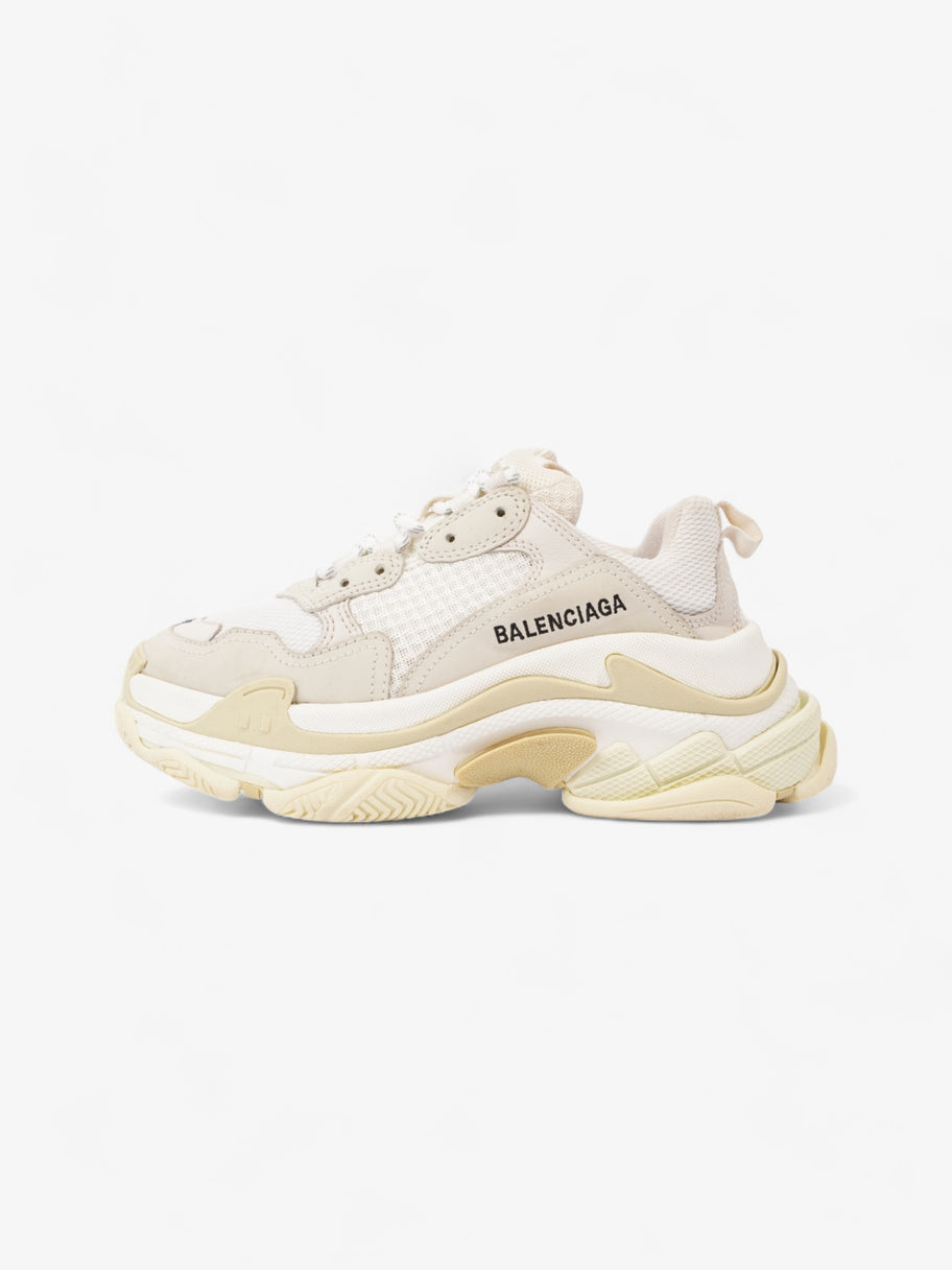 Balenciaga Triple S White / Cream Mesh EU 37 UK 4 Image 5