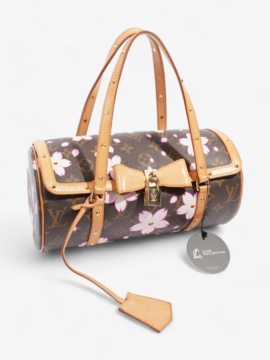 Louis Vuitton Papillon X Takashi Murakami Monogram Cherry Blossom Coated Canvas Image 10