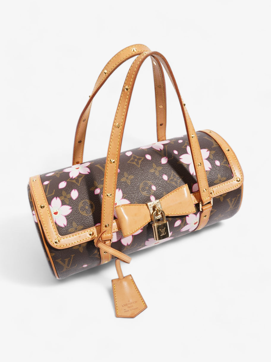 Louis Vuitton Papillon X Takashi Murakami Monogram Cherry Blossom Coated Canvas Image 6