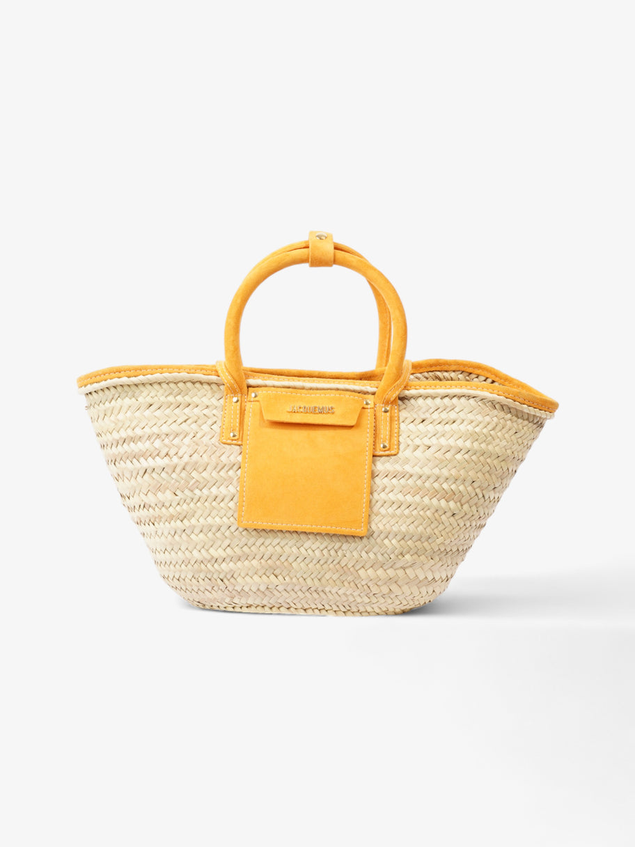 Le Panier Soleil Orange / Neutral Raffia Image 1