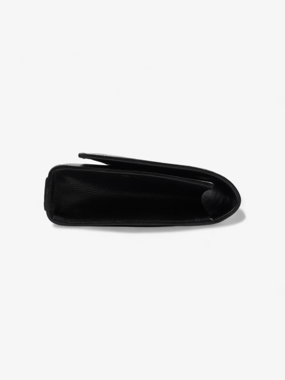 Saint Laurent Cassandre Clutch Black Leather Image 5