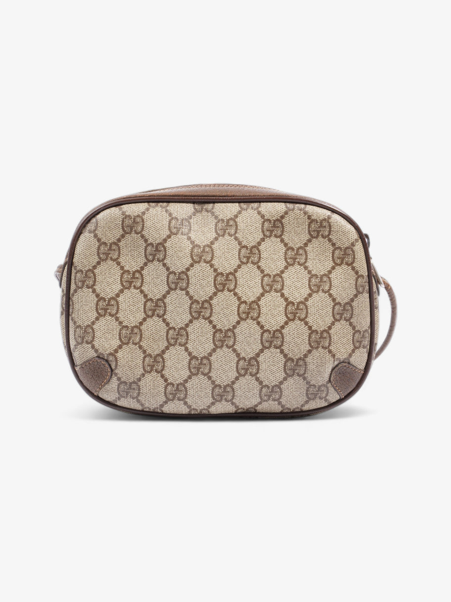 Gucci Web Sherry Line Beige And Ebony GG Supreme / Brown Coated Canvas Image 4