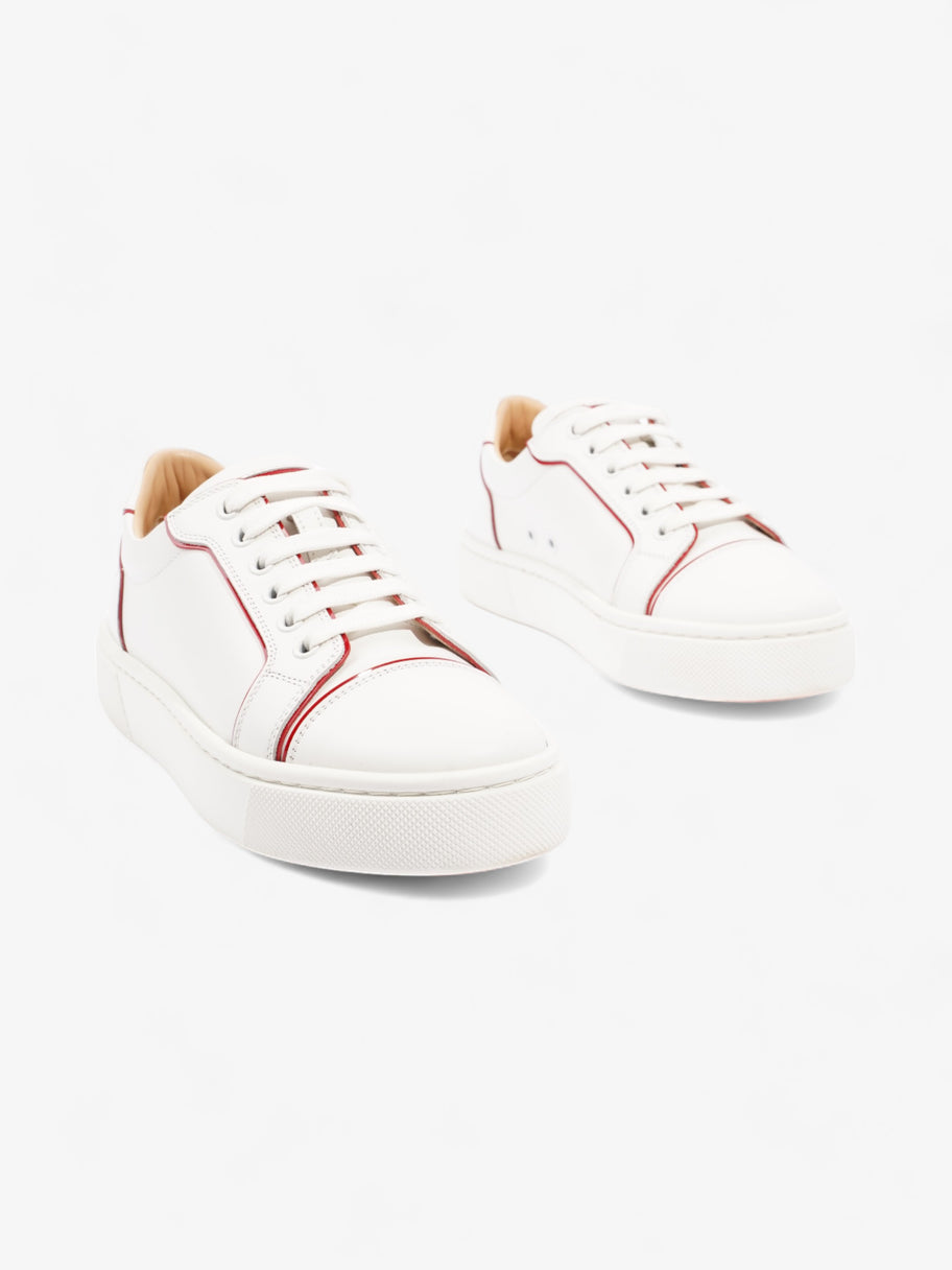 Vieirissima Flat Sneakers White / Red Leather EU 37.5 UK 4.5 Image 2