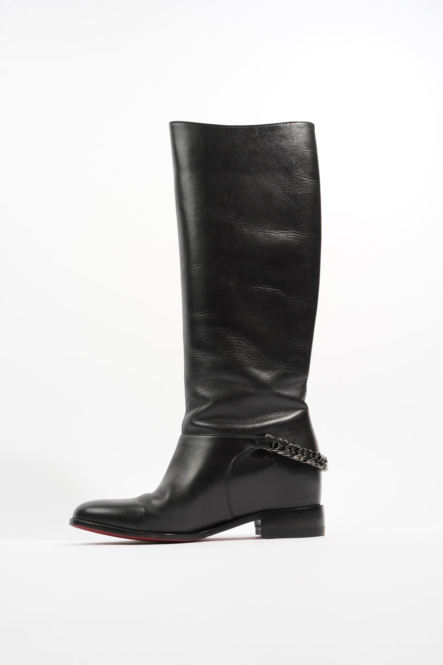 Christian Louboutin Cate Boot Black Calfskin Leather EU 37 UK 4 Image 3